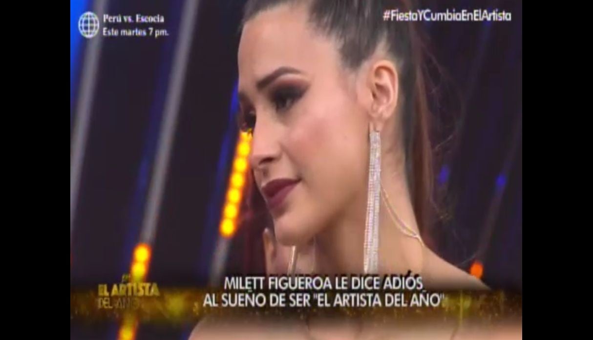 Milett Figueroa eliminada en El Artista d el Año