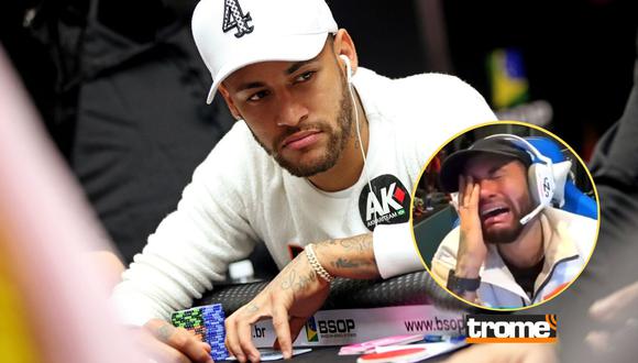 Neymar es aficionado al póquer pero lo dejaron 'limpio' en casino online (Foto: Mundo Deportivo)