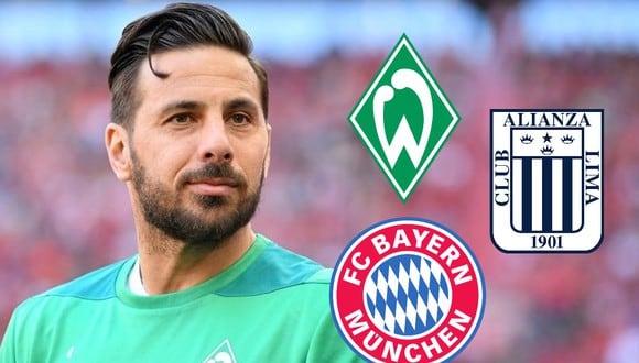 Claudio Pizarro fue saludado por Bayern Munich, Werder Bremen y Alianza Lima. Foto: Werder Bremen.