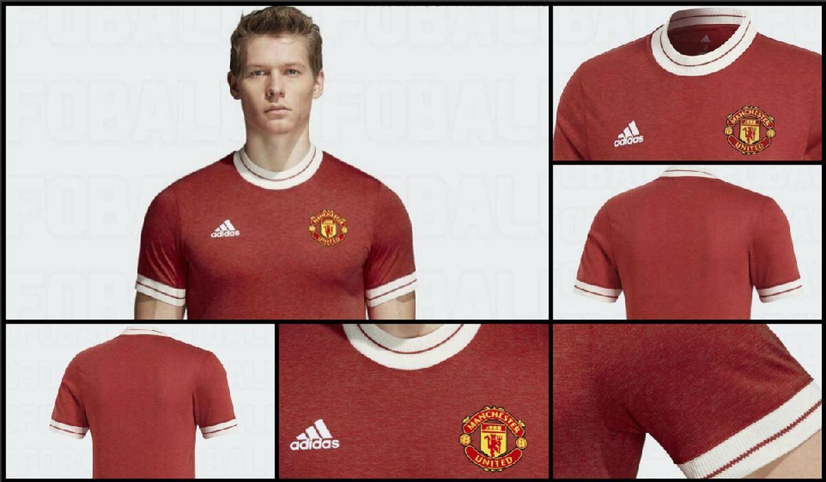 Manchester United: Se filtró nueva camiseta retro de colección antes de su lanzamiento [FOTOS]