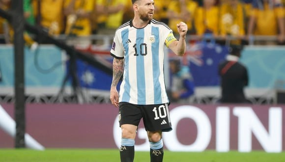 Lionel Messi marcó el 1-0 de Argentina vs. Australia. (Foto: EFE)