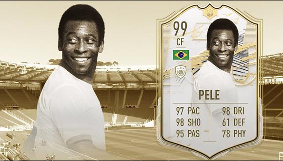 Pele llegó a participar en diversas ediciones de FIFA y obtuvo las más altas calificaciones. (Foto: EA Sports)