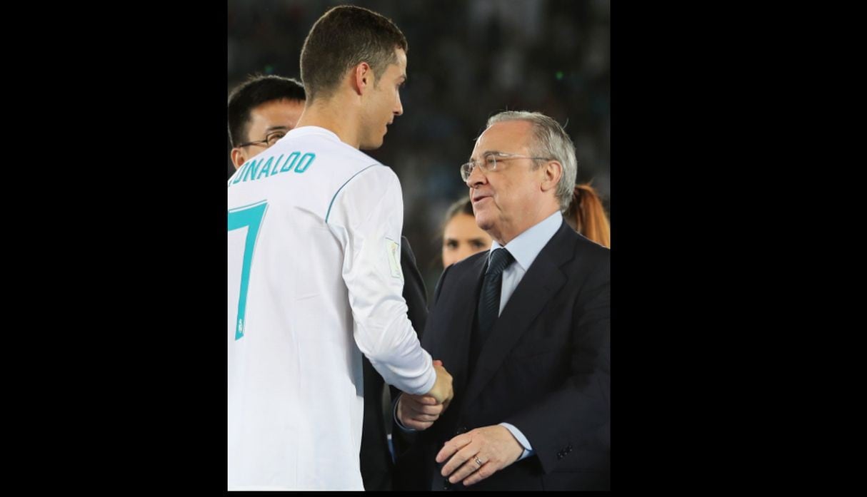 Florentino Pérez, presidente del Real Madrid, criticó las palabras de Cristiano Ronaldo. (Fotos: Agencias)