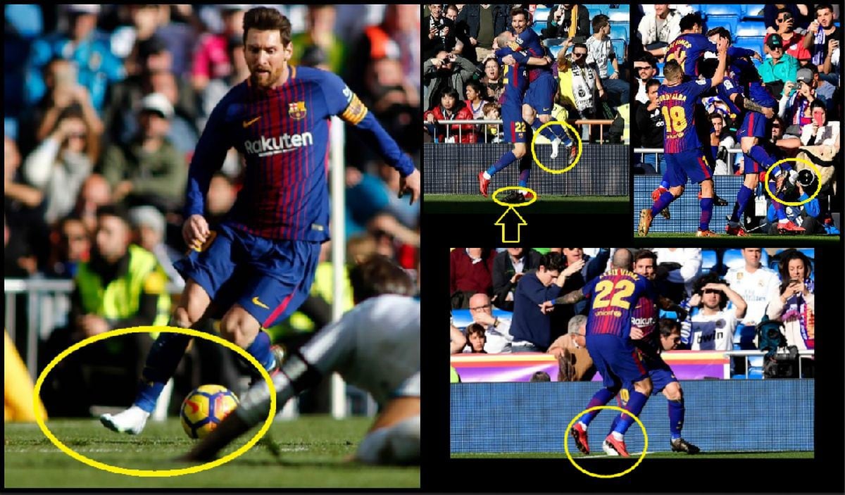 Lionel Messi juega descalzo: 15 fotos de su brillante acción, que quedará en la historia del fútbol