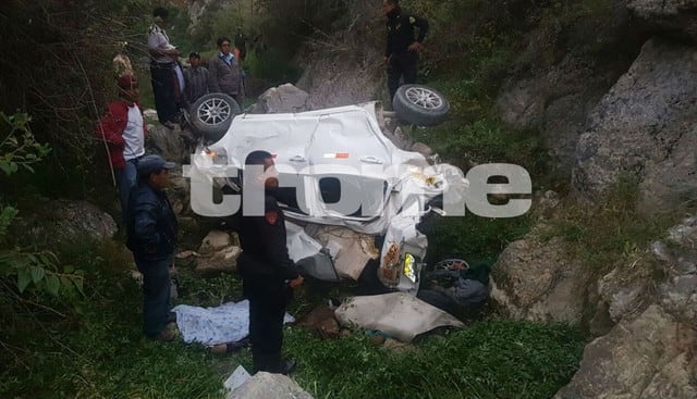 Accidente en Cajamarca deja 8 muertos y 2 heridos. Foto: Trome