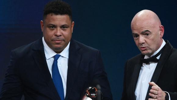 Ronaldo Nazario participó en los premios The Best de la FIFA (Foto: AFP)