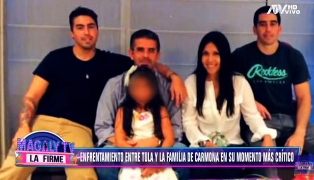 Así repartirían los hijos de Javier Carmona el dinero de su padre, según documento. (Captura: Magaly Tv. La firme)
