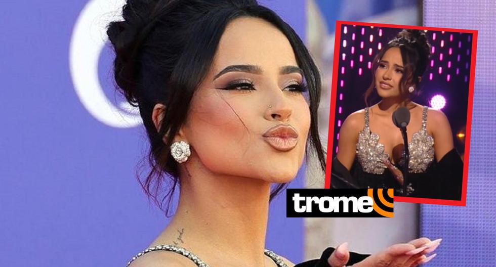 Latin AMAs 2023 |  Why did Becky G cry at the Latin American Music Awards?  |  Sebastian Letgett |  Celebrity |  trcm |  Offers