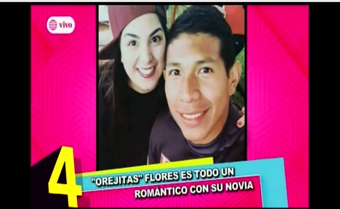 Edison Flores y un lindo detalle para su novia. (Captura América TV)