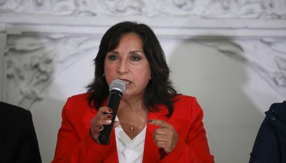 La ministra Boluarte participó del Gore Ejecutivo en Loreto este jueves. (Foto: El Comercio)
