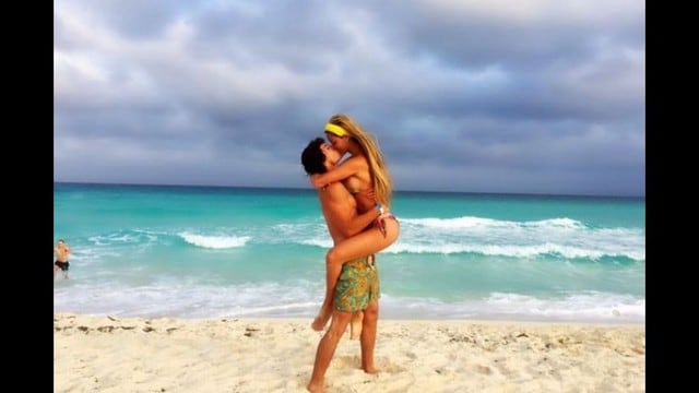 Sheyla Rojas y Patricio Parodi, integrantes de ‘Esto es Guerra’, viajaron a Cancún y compartieron estas fotos románticas.
