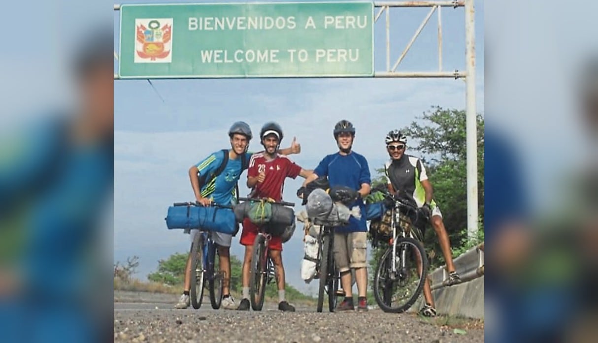 ¡Travesía a pedal! Venezolanos llegan en bicicleta a Perú