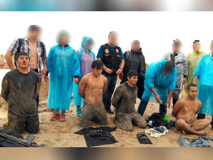 Mineros ilegales. (Policía Nacional del Perú)