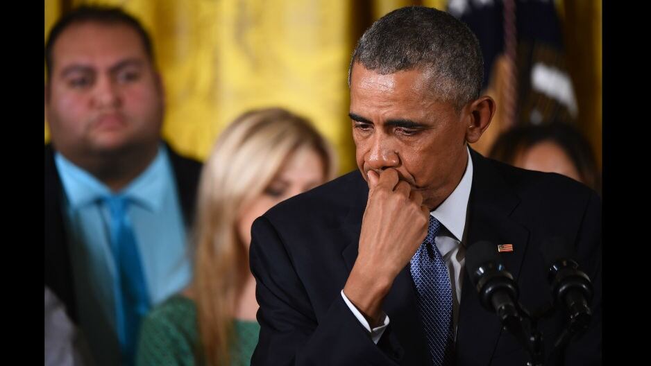 Barack Obama derramó lágrimas al recordar a los niños de la masacre de Newtown a manos de un sujeto que disparó indiscriminadamente en contra de los menores. (Fotos: Agencias)