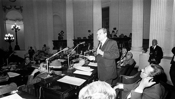 Armando Villanueva del Campo, quien fue presidente del Senado. (Archivo El Comercio)