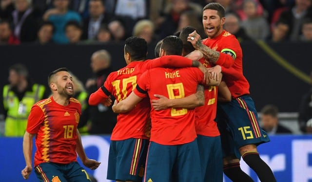 España vs Alemania En amistoso internacional previo a Rusia 2018