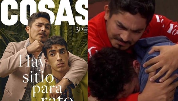 Jorge Guerra da vida a 'Jaimito' y Erick Elera interpreta a 'Joel Gonzales'. (Foto: Cosas/Captura América TV).
