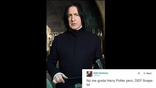 Los fans de Harry Potter lamentaron la muerte de Alan Rickman. (Wikimedia, Twitter)