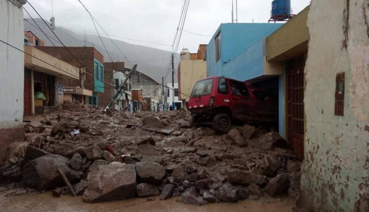 Tres muertos por huaicos en Aplao, Arequipa. Foto: Andina