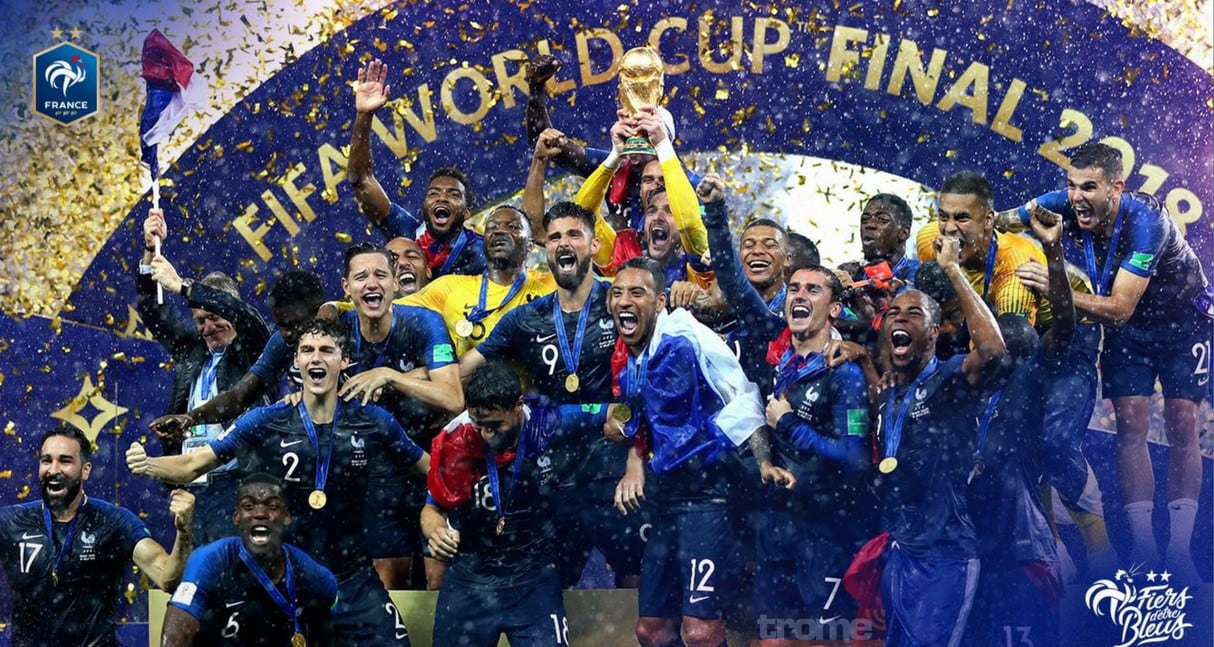 Emoción desbordó a jugador es de Francia tras conseguir la Copa del Mundo