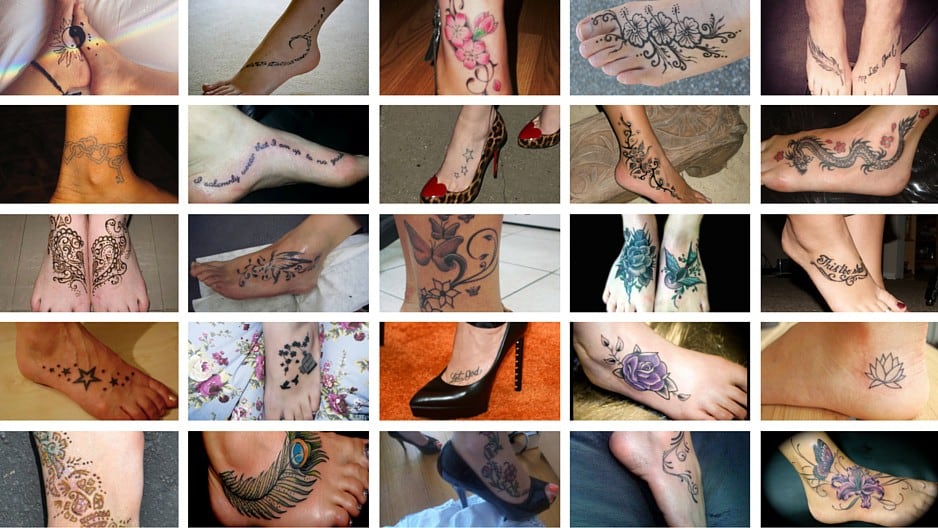 Tatuajes para mujeres enlos pies y tobillos: mira estos diseños antes de decidirte por hacerte uno.