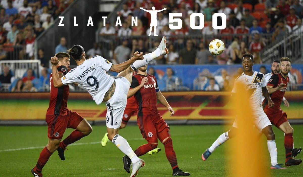 Zlatan Ibrahimovic anotó su gol 500: Pirueta acrobática a lo Karate Kid con LA Galaxy