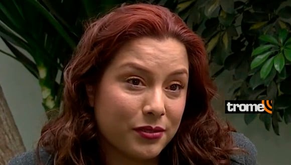 Natalia Salas se quiebra en su lucha contra el cáncer de mamá. Foto: Captura América TV.