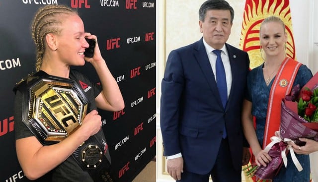 El presidente de Kirguistán llamó de inmediato a Valentina Shevchenko. (Facebook Valentina Shevchenko)