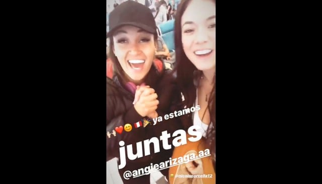 Angie Arizaga y Jazmín Pinedo