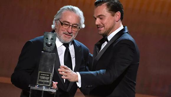 DiCaprio y De Niro piden dinero para la COVID-19 a cambio de aparecer en su película. (Foto: AFP)