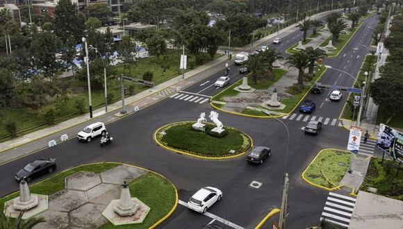 La Municipalidad de Lima ejecutó, a través de Emape, los trabajos de mantenimiento de pistas en la Av. San Borja Norte, entre la Av. Guardia Civil y la carretera Panamericana Sur. (Foto: MML)