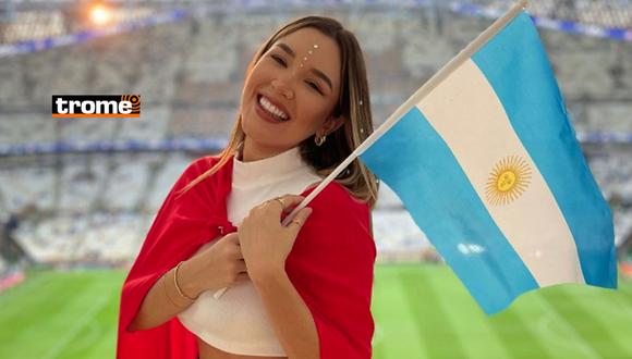 Alessandra Fuller se sumó a la fiebre del Mundial.