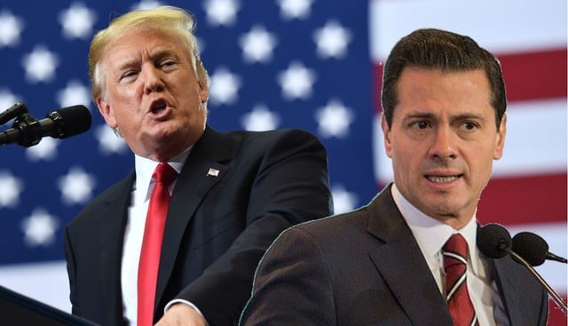 Enrique Peña Nieto a Donald Trump: ‘México no pagará por muro fronterizo con EE.UU.’ (Fotos: AFP/EFE)