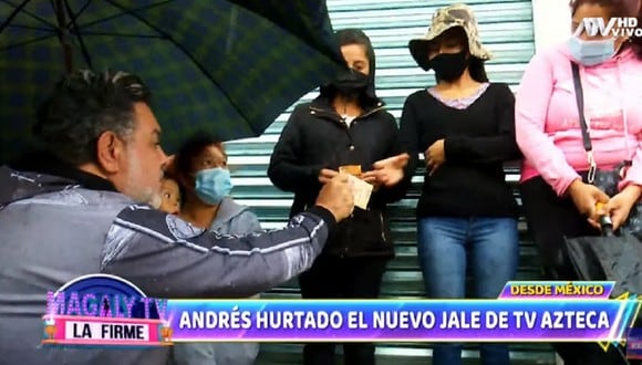 Andrés Hurtado firmó para TV Azteca de México. (Foto: Captura Magaly TV: La Firme).