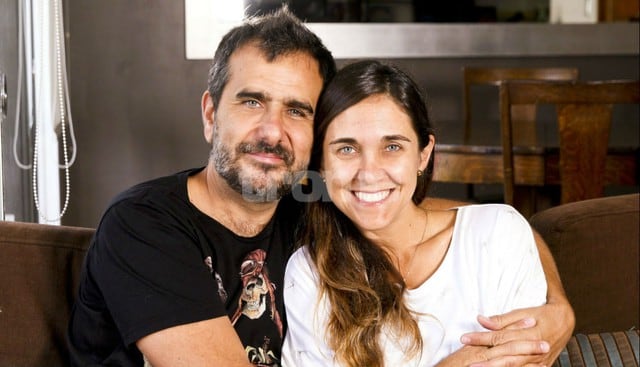 Giovanni Ciccia y su esposa nos contaron algunas cosas de su relación. (M. Palomo)