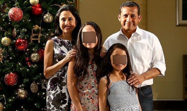 Hijas de Ollanta Humala y Nadine Heredia llegaron al Perú.
