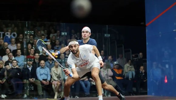 Diego Elías clasificó a la final del Optasia Championship 2022 de squash. (Foto: PSA)