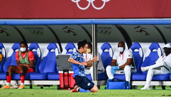 El gol de Take Kubo para el 1-0 de Japón vs. Sudáfrica. (Foto: Agencias)