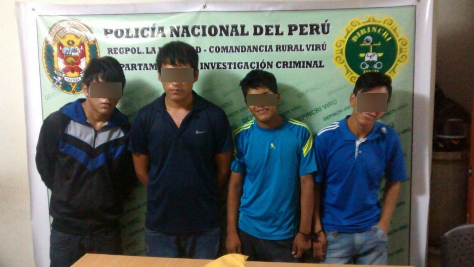 Menores integran banda de vendedores de droga en La Libertad. (Diterpol La Libertad)