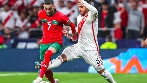 Perú vs. Marruecos en Madrid, España en amistoso internacional FIFA. (Foto: AFP)