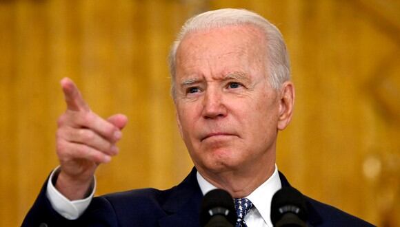 Defenderemos a nuestra gente con una fuerza devastadora si es necesario”, advirtió Joe Biden desde la Casa Blanca. (Foto:  Jim WATSON / AFP)
