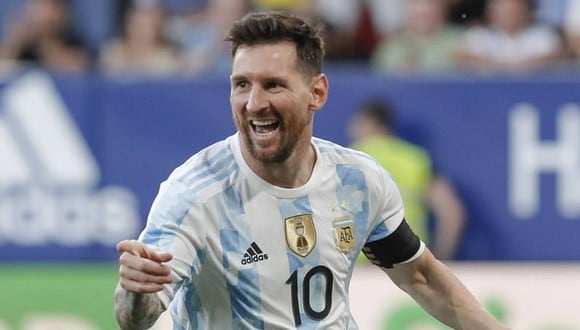 Argentina ganó a Estonia con repóker de Lionel Messi en amistoso FIFA. Foto: EFE