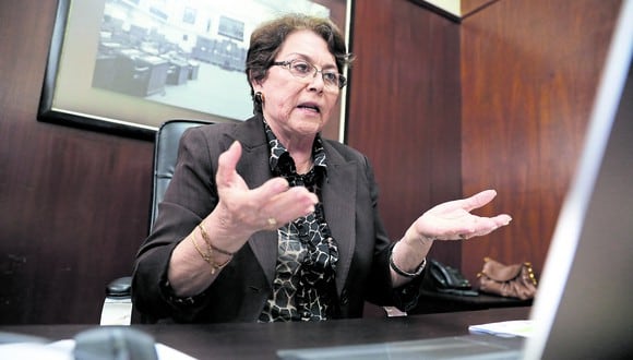 Gladys Echaíz fue fiscal de la Nación. (Foto: Julio Reaño/@photo.gec)
