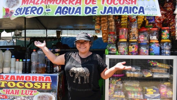 Huancavelicana vende más de 70 porciones de mazamorra de tocosh