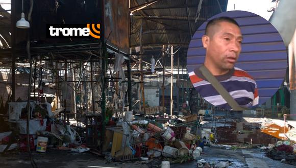 Incendio en Mercado de Flores | Comerciante perdió 100 mil soles tras  quemarse tres puestos VIDEO | cómo reaccionó el vendedor | Rímac | incendios  en Lima | ACTUALIDAD 