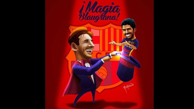 Lionel Messi hace magia.