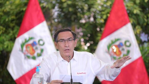 El presidente Martín Vizcarra no ofrecerá pronunciamiento en el día 52 de la cuarentena. (Foto: Presidencia Perú)