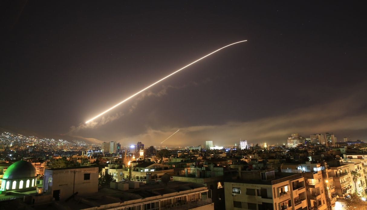 Ataque a bases militares sirias. Foto: AP