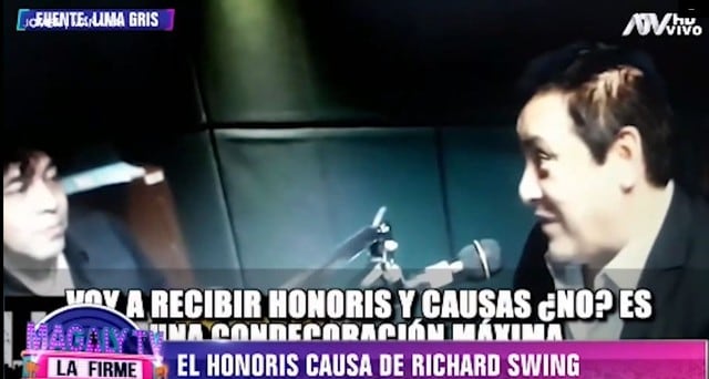 Magaly se burla de Richard Swing por decir que recibió doctorado Honoris y Causa