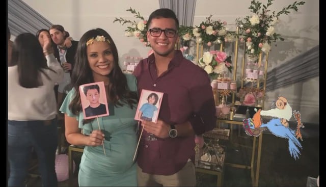 Andrea San Martín celebró junto a su expareja el baby shower de su segunda bebé